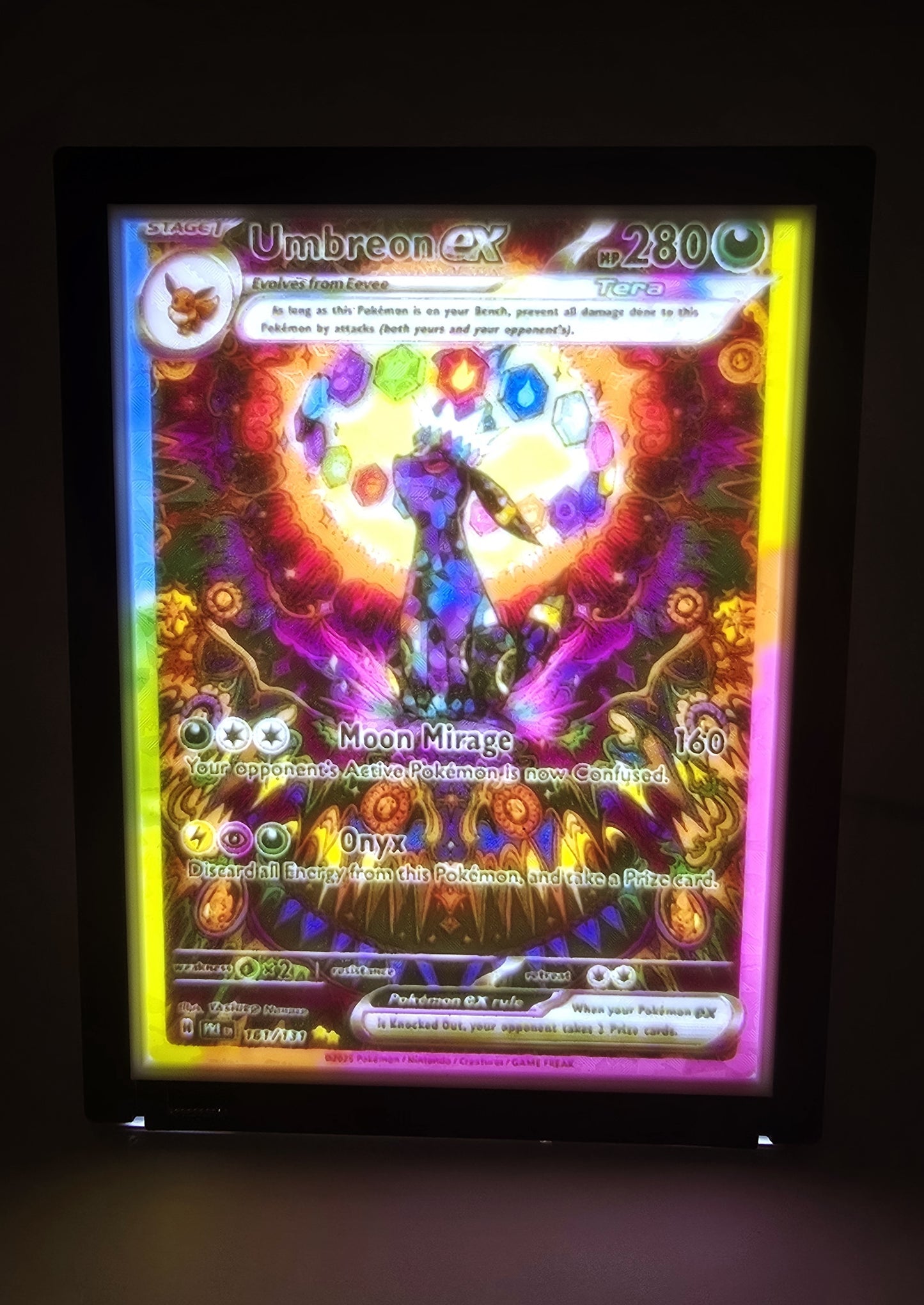 LithoLED Umbreon EX Evoluzioni Prismatiche